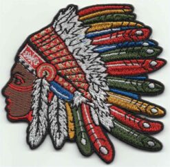 Indiaan stoffen opstrijk patch