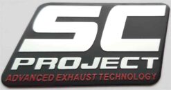 Plaque d'échappement en aluminium SC Project Advanced Exhaust Technology