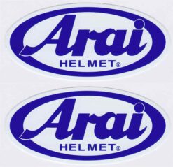 Arai-Helmaufkleber