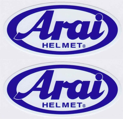 Arai-Helmaufkleber