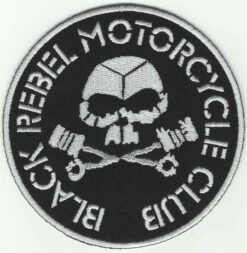 Black Rebel Motorcycle Club Applique Iron On Patch