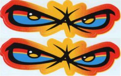 No Fear sticker set