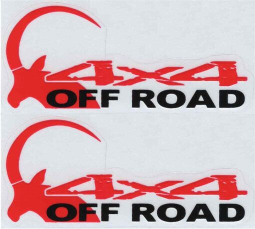 4X4 Off Road sticker set