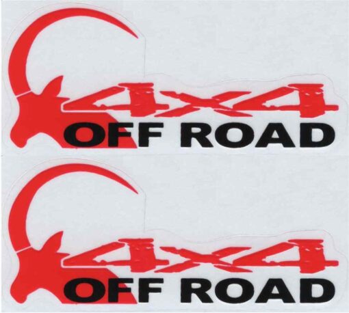 Ensemble d'autocollants 4X4 Off Road