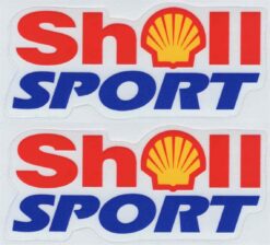Ensemble d'autocollants Shell Sport