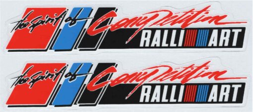 Mitsubishi Ralliart sticker set