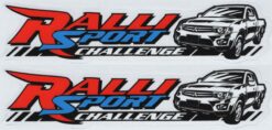 Ralli Sport Challenge Chromaufkleber-Set