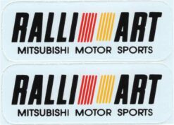 Ensemble d'autocollants Mitsubishi Ralliart