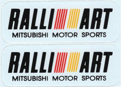 Mitsubishi Ralliart sticker set