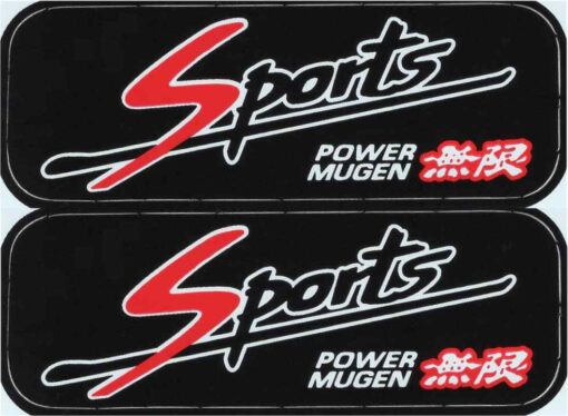 Sports Mugen power sticker set