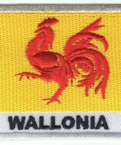 Wallonia vlag stoffen opstrijk patch