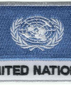 United Nations vlag stoffen opstrijk patch