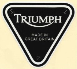 Triumph Made in Great Britain sticker