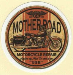 Sticker moto Mother Road