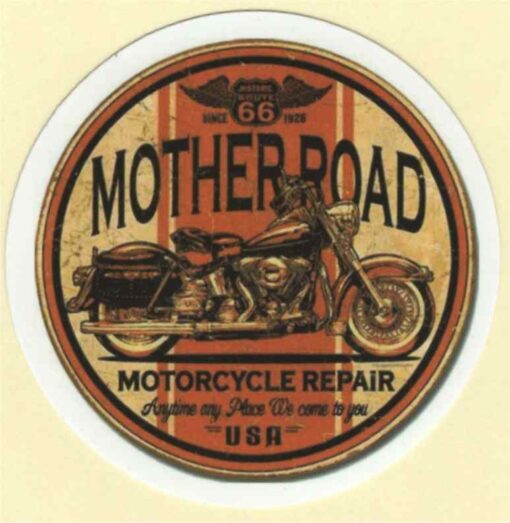 Mother Road Motorradaufkleber