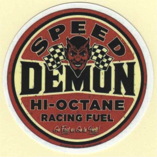 Speed Demon Hi-Octane-Aufkleber