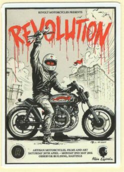 Revolution-Aufkleber
