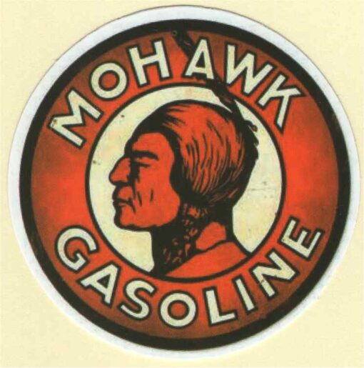 Mohawk Gasoline sticker