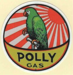 Polly Gas-Aufkleber