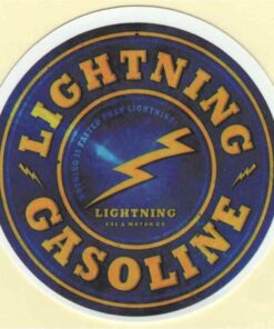 Lightning Gasoline sticker