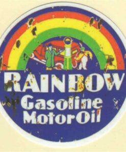 Rainbow Gasoline Motoroil sticker