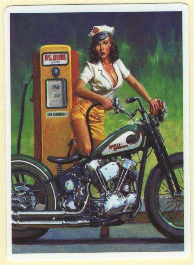 Pin-Up-Girl-Aufkleber