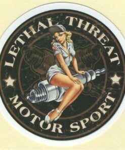 Lethal Threat Motor Sport Pin-Up sticker