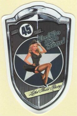 Lethal Threat Pin-Up Girl sticker