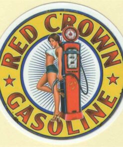 Red Crown Gasoline sticker