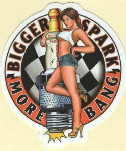 Sticker Bigger Spark Pin Up Girl