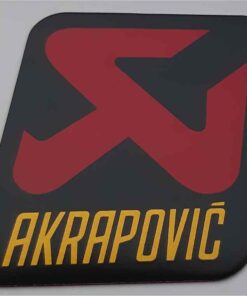 Plaque d'échappement en aluminium Akrapovic