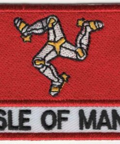 Isle of Man stoffen opstrijk patch