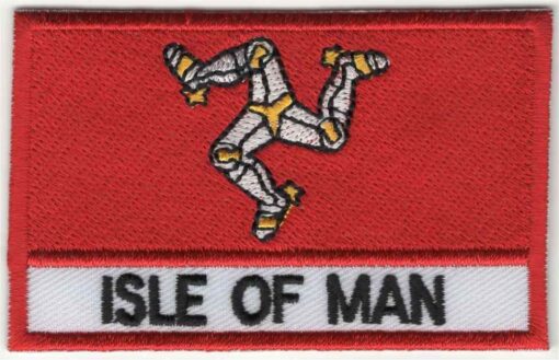 Ile de Man Applique Fer Sur Patch