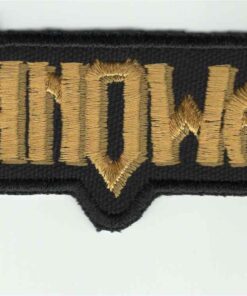 Manowar stoffen opstrijk patch