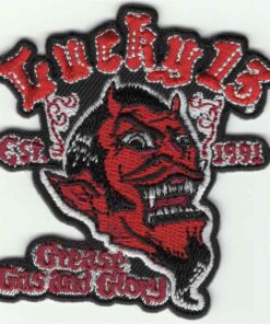 Lucky 13 Hot Rod Applique fer sur patch