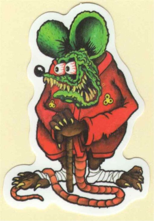 Rat Fink-Aufkleber