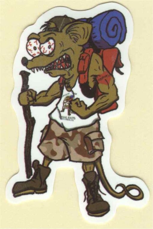 Rat Fink-Aufkleber