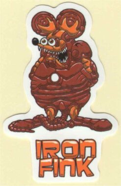 Rat Fink Iron Fink sticker