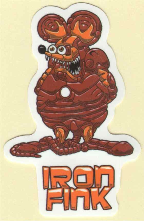 Sticker Rat Fink Iron Fink