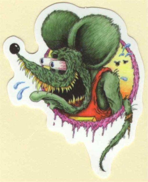 Rat Fink-Aufkleber