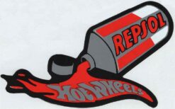 Repsol Hot Wheels sticker