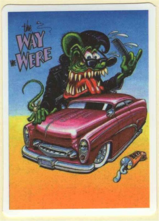 Rat Fink, wie wir waren, Aufkleber