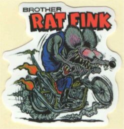 Rat Fink Brother Aufkleber