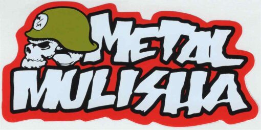 Mulisha-Aufkleber aus Metall