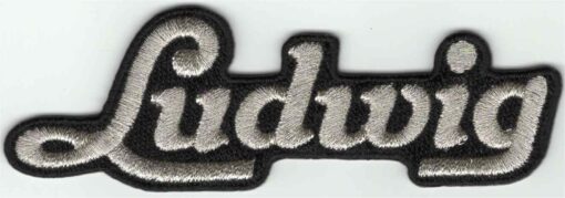 Ludwig Drums stoffen opstrijk patch