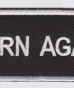 Born Again stoffen opstrijk patch