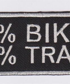 49% Biker 51% Trash stoffen opstrijk patch