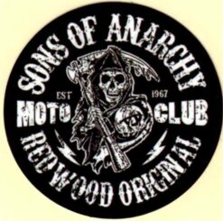 Aufkleber „Sons Of Anarchy“.
