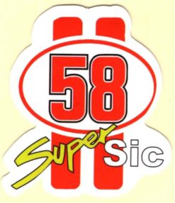 Marco Simoncelli Super Sic 58 sticker