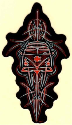 Stammesaufkleber mit keltischem Kreuz